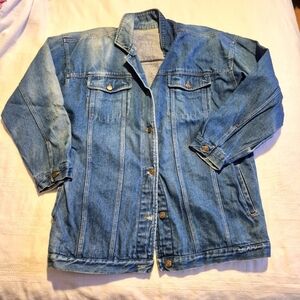 Hunter's Run men's XL well loved faded areas 4 front pockets overall altered